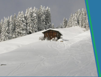 Hütte an der Abfahrt Katzenmoos