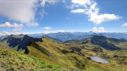 Bregrenzerwald Blick von der Sünser Spitze